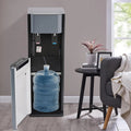 5.28 Gallon Bottom Loading Water Cooler Dispenser, 2 Temperatures Available with Hot & Cold, Practical Freestanding Water Dispenser